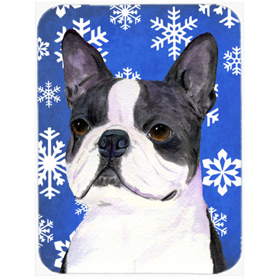 Planche à découper en verre "the vacances allée terrier boston" Ashlynn