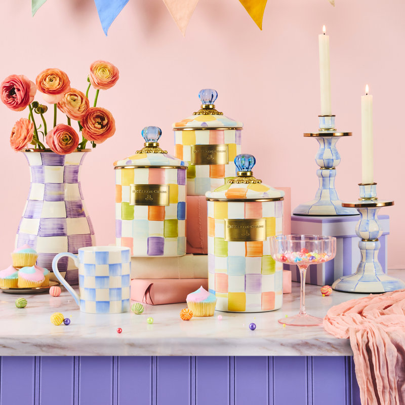 Confetti Check Canister, 48