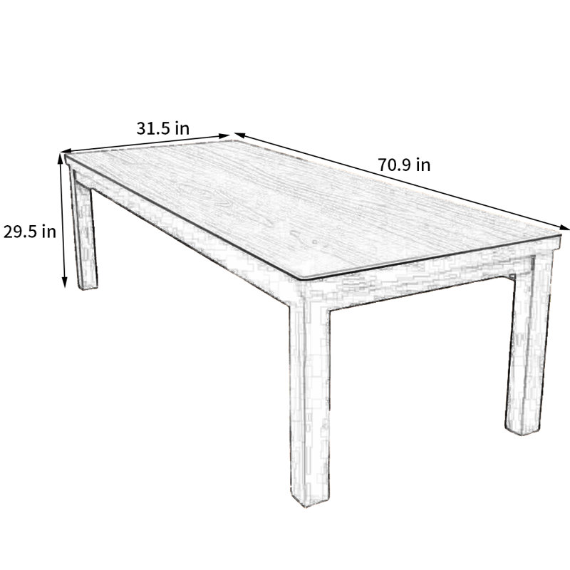 Olaya, 29.5"H x 70.9"L x 31.5"W