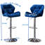 Tabourets de bar pivotants en velours Mauve Diamond-565101432