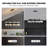 Kacy 16-Light Dimmable Modern Matte Black Rectangle Chandelier with Crystal Accents for Kitchen Island Dining Room-1519909784-1516143926