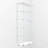 Tempered glass display cabinet,liquorcabinet,storagecabinet,filecabinet,with paipai lights,with locks,bottom equipped with adjustable feet,suitable for uneven,living room bedroom,corridor,office,white-1479653719