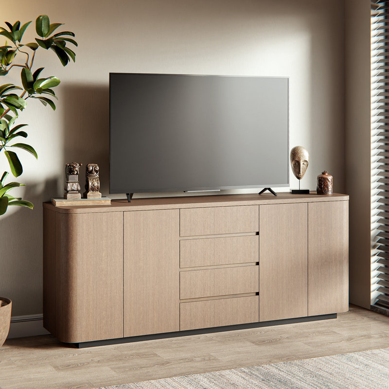 HOMSEE 86.6'' W Storage TV Stand