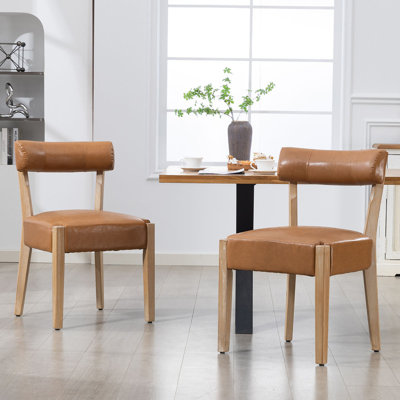 Chaises de salle à manger en similicuir