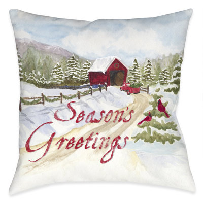 Joyful Greeting Indoor Pillow