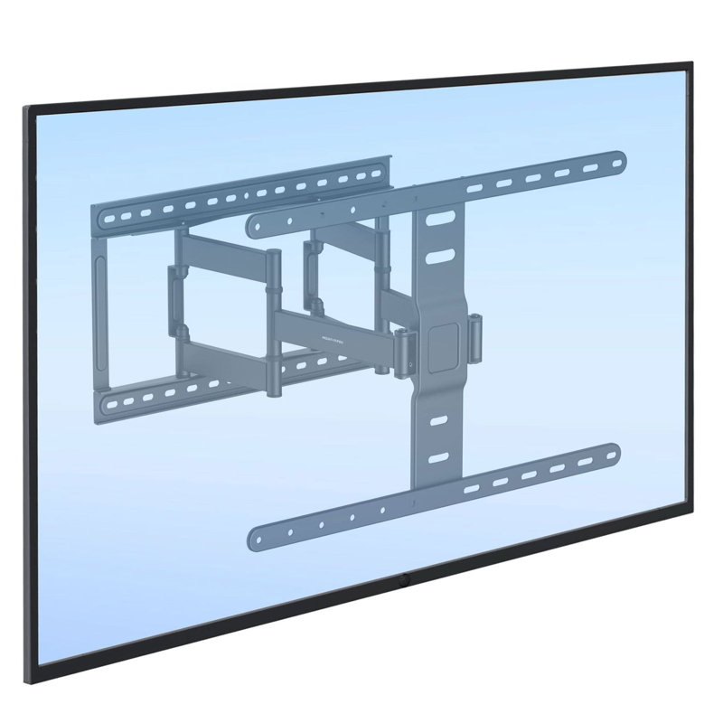 Support pour téléviseur à mouvement complet avec profil ultra-mince conforme à l'ADA