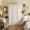 Armoire-penderie en bois manufacturé et solide à 2 portes l 47,6 po Sandhurst