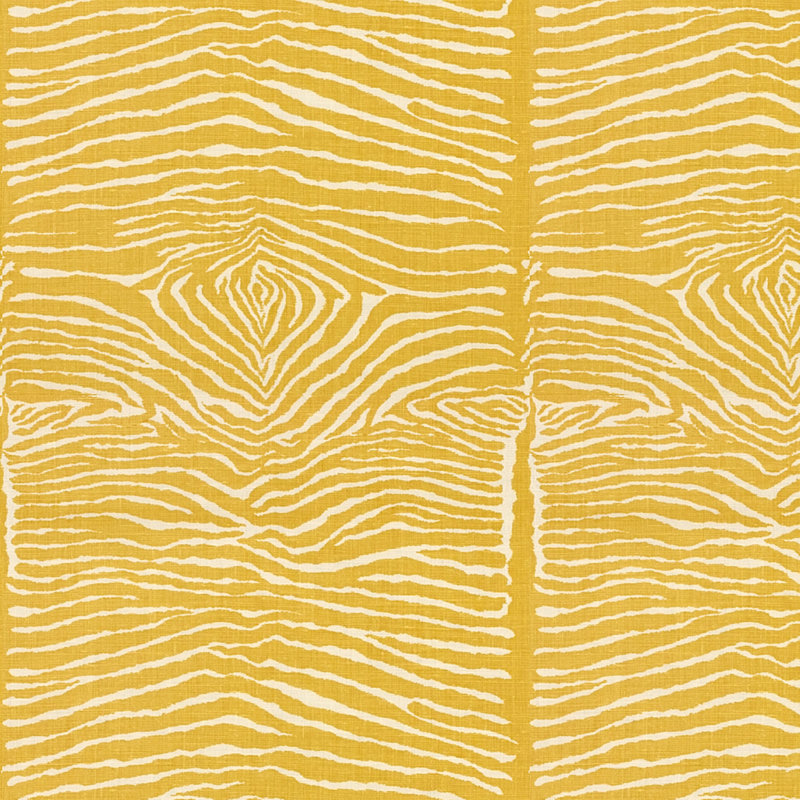 Hommage Le Zebre Fabric, Saffron