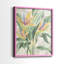 Carte Flora I - impression encadrée de qualité supérieure - prête à être accrochée - aucun clou requis - aucun clou requis-1939659972-1939659974