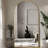 Arched  Metal Oversized Full-Length Mirror-1999766902-1991024056