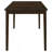 Arvin Cappuccino 5 Piece Dining Set