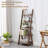 Bamboo Ladder Shelf Ladder Bookshelf Plant & Flower Stand Bookcase, Freestanding Storage Rack Organizer Display Shelf-73274586-61718980
