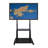 UNHO Extra Large Floor TV Stand Mount Rolling Cart for 50-100 LCD LED Flat Screens Holds up to 176 Lbs