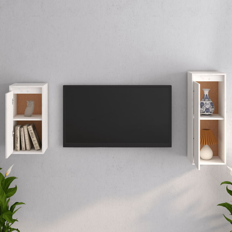 Geddings Unfinished Entertainment Centre, White