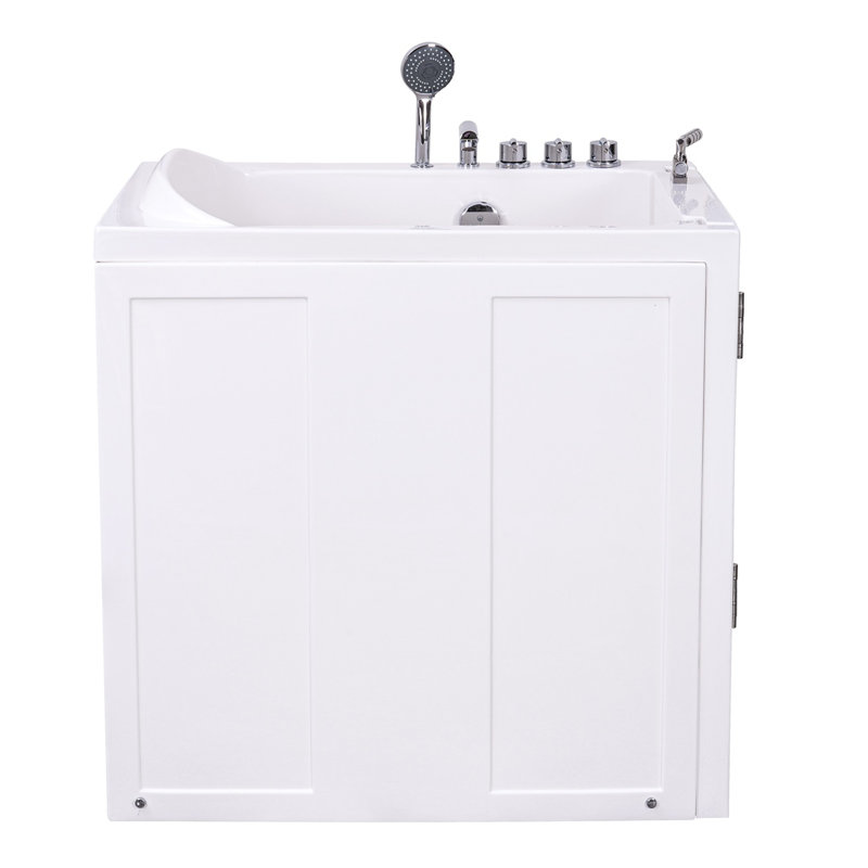 1000mm x 700mm Freestanding Acrylic Bathtub, No