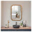Armoire murale en bois avec miroir