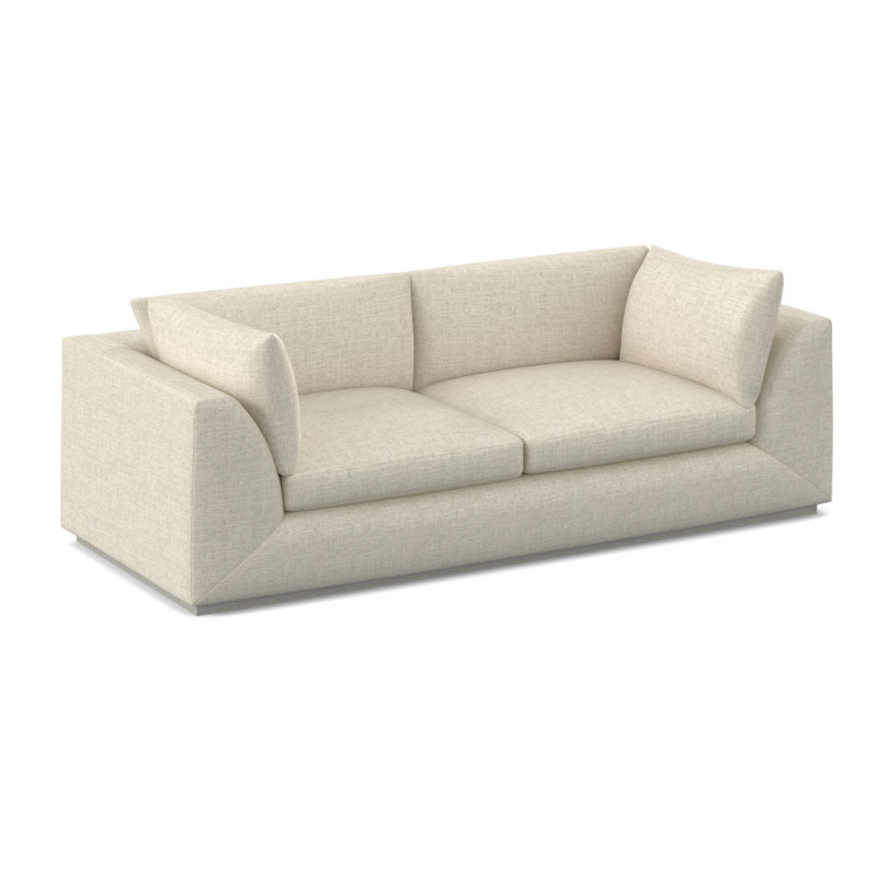Big Sur Sofa, Bisque, Margaret Uniform Polyester Blend