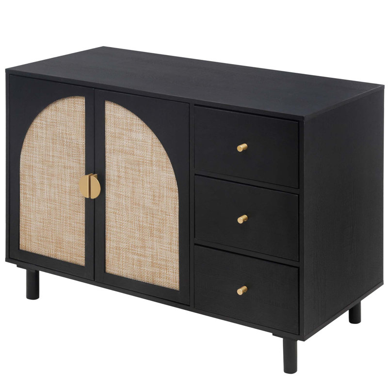 Christner 44.49'' Sideboard, Black