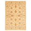 Tapis de bois one-of-kind-noué la 2010 chobi crème 6 pi 2 po x 8 pi, laine de 8 po Aevry