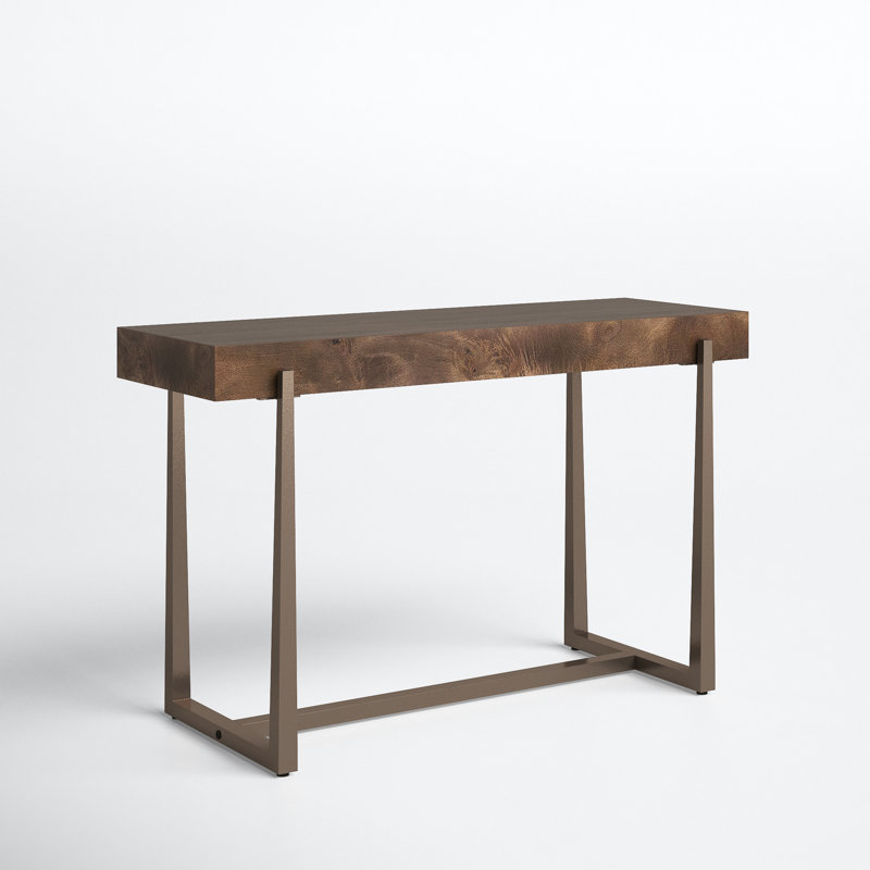 48'' Solid Wood Top Console Table