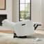 Fauteuil inclinable électrique en cuir véritable Leena-111720662