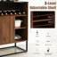 Naven 152.4 cm Bar Cabinet Bar Cabinet