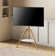 TRIPOD LIGHT TV STAND WITH SHELF