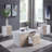 White High Gloss 4-Drawer Coffee Table