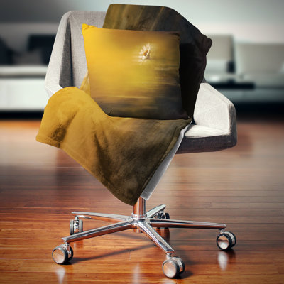 Coussin décoratif floral en mouvement floral flou