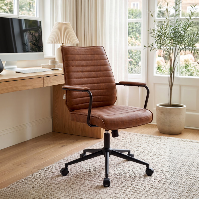 Williston Forge Office Chair, Brown