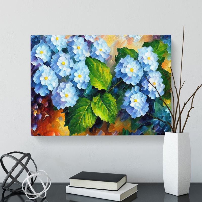 Hydrangea Flowers Vol.4 - Wrapped Canvas, 50cm H x 76cm W x 3cm D