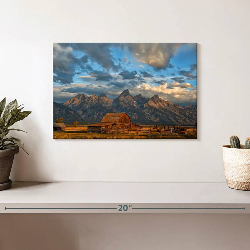 Rustic Wyoming, 8" H x 12" W