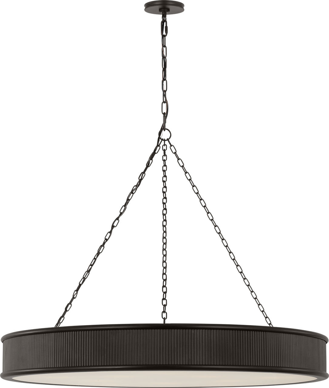 Rigsby Chandelier, 4.5" H x 36" W x 36" D, Aged Iron, 10