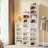 42 Pair White Shoe Storage Rack Organizer