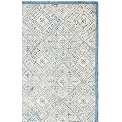 Crowell Hand Tufted Wool Geometric Rug