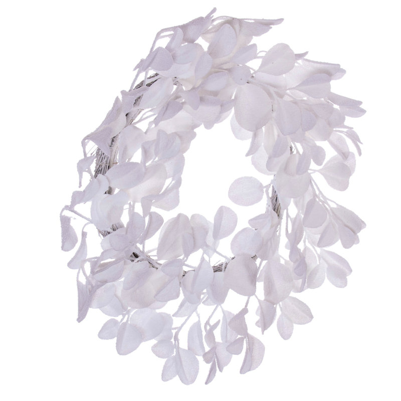 Couronne enneigée artificielle blanche 24 po Primrue