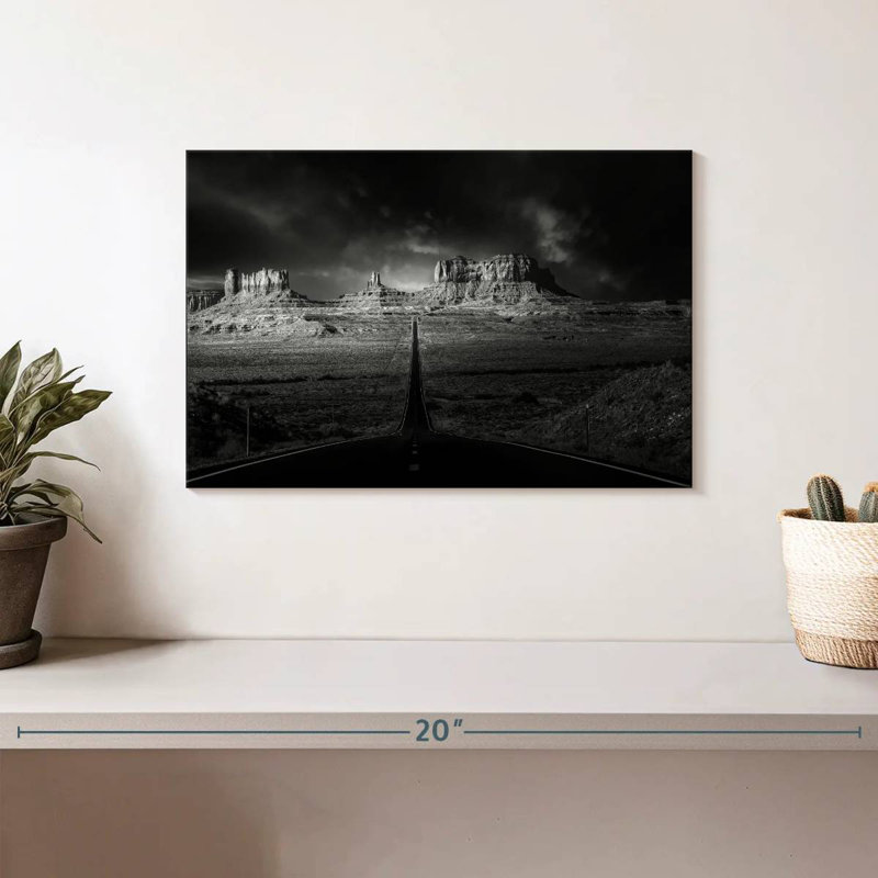 Mehar Monument Valley - monochrome, H 30 po x l 45 po