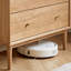 Modern Burlywood Solid Wood Accent Cabinet