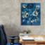 «Loose Flowers On Blue I» par Silvia Vassileva, art mural sur toile-746383671