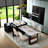 Multifunctional Kitchen Island With Extendable Table, Built-In Power Outlet, And Adjustable Shelves For Small Kitchens-124799875