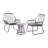 MILAN 3PC CHAT SET