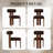 Modern Upholstered Dining Chairs with Solid Wood Legs-1486657150