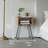 Wood Open Storage Nightstand with Black Metal Hairpin Legs, Modern Minimalist Side End Table for Bedroom Living Room-100673734