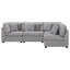 Canapé modulaire rembourré 4 pièces Lafayette