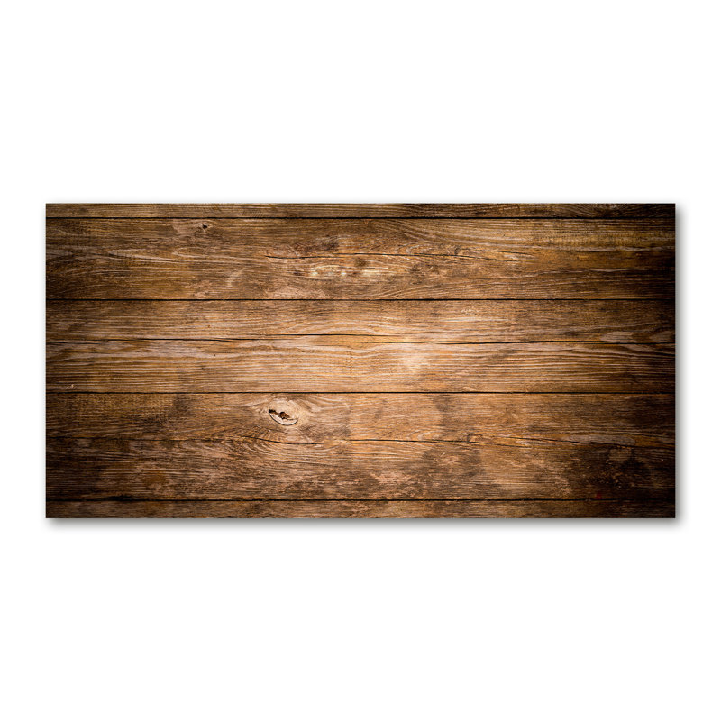 Wooden Background - Wrapped Canvas Print