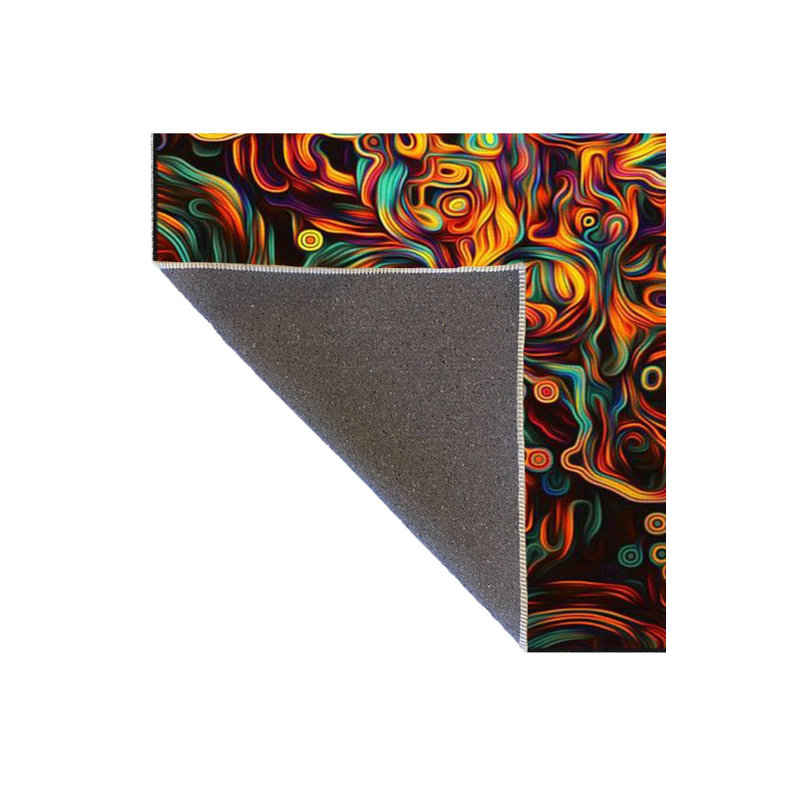 Tapis décoratif lavable Ivy, Sous-tapis rectangulaire de 3 pi 3 po x 4 pi 11 po
