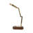 Lambertson 16" Kane Wood Base Magnifying Glass, Gold