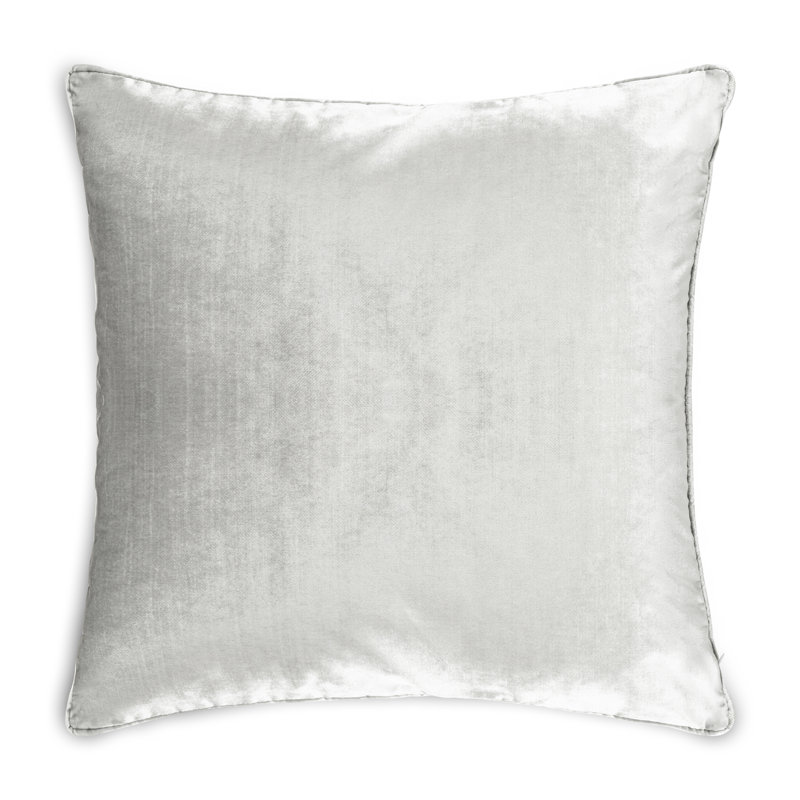 Cloud9 Design Castle Hill Zain Decorative Pillow – 22" x 22" Velvet Square Accent Cushion for Sofa, Bed &amp; Lounge Seating
