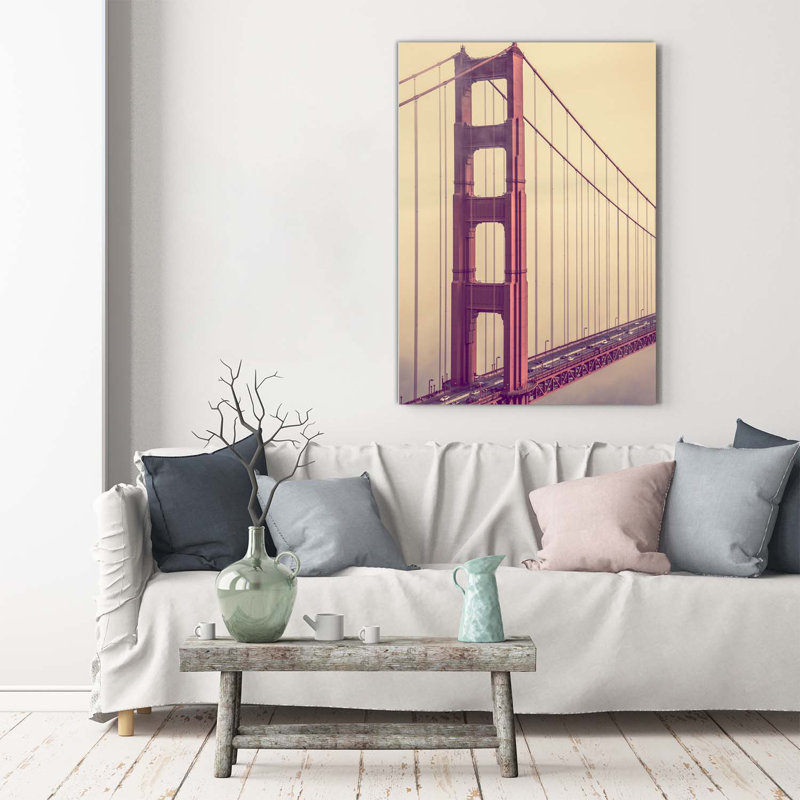 San Francisco Bridge - Wrapped Canvas Print