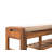 Solid Wood Shoe Storage Bench with Cushion-666314443